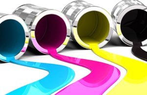 Different colors of paint